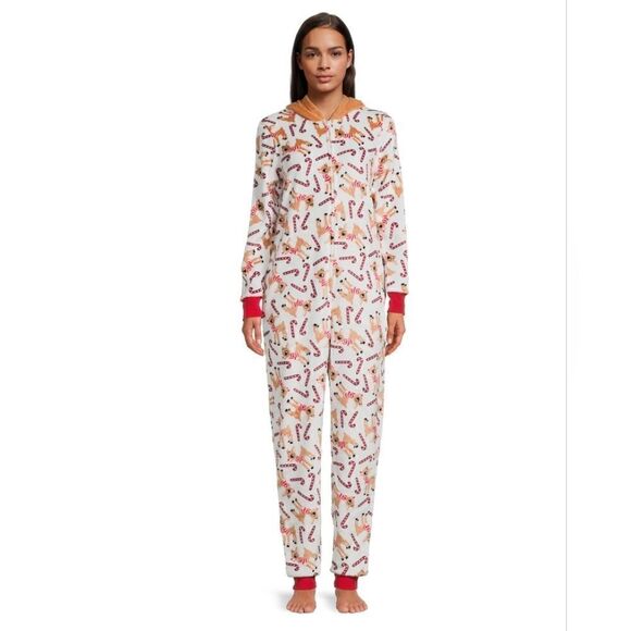 Nwt Rudolph the Red-Nosed Reindeer Women's Super Minky Union Suit, Sz 3X… - Picture 1 of 9